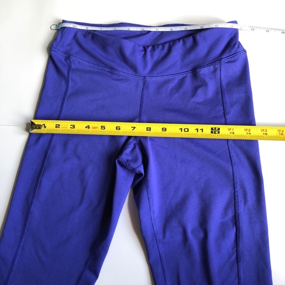 OLD NAVY Capri Leggings Pants Active Workout Athleisure Blue Small Women’s - Picture 7 of 16